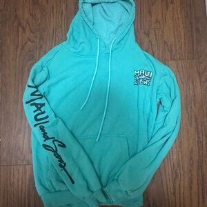 Maui and Sons Teal Hoodie for Men